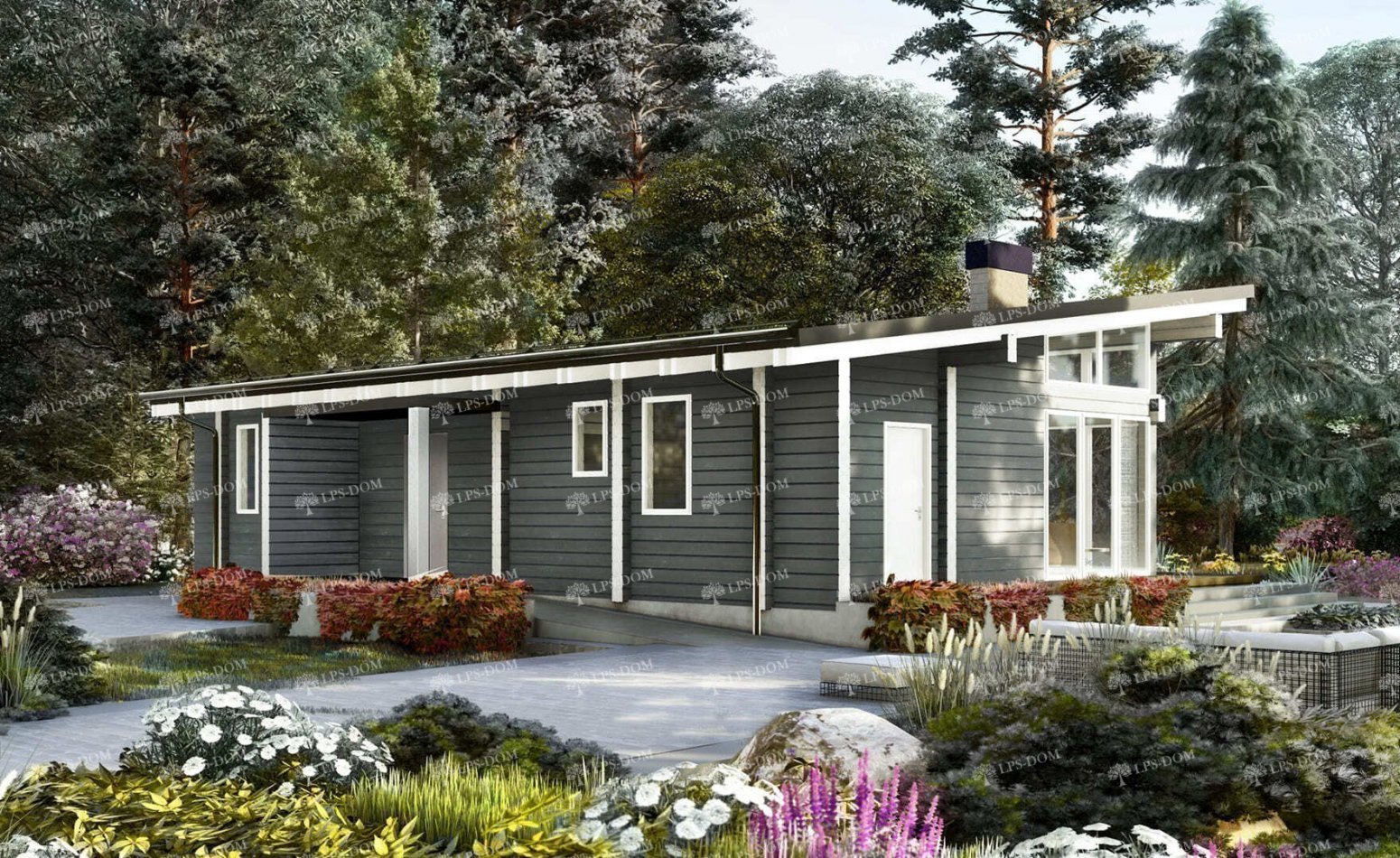 ПРОЕКТ ДОМА ИЗ КЛЕЕНОГО БРУСА ЛЕСТЕР фото 5