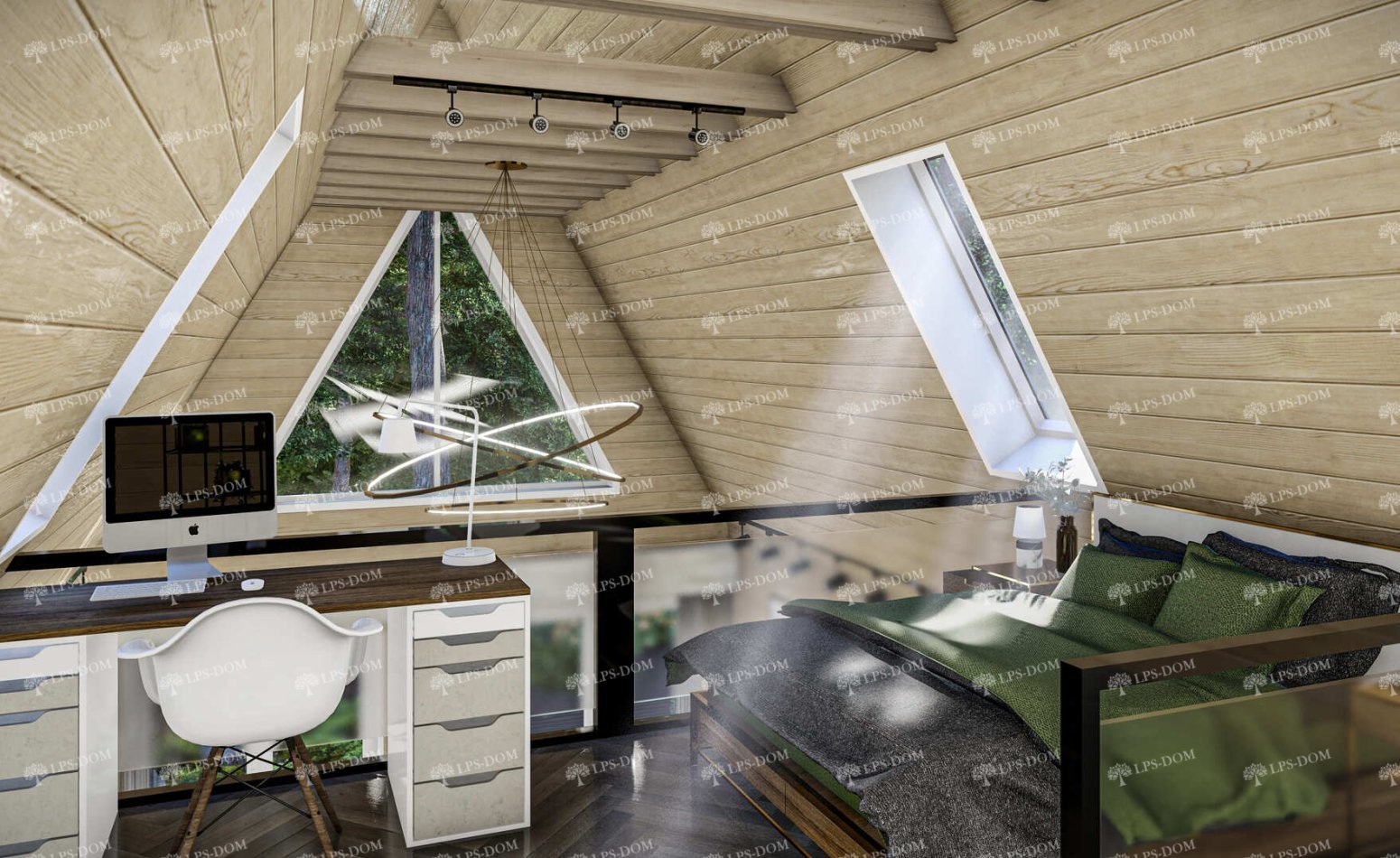 КАРКАСНЫЙ ДОМ ДЖУНО фото интерьера 4