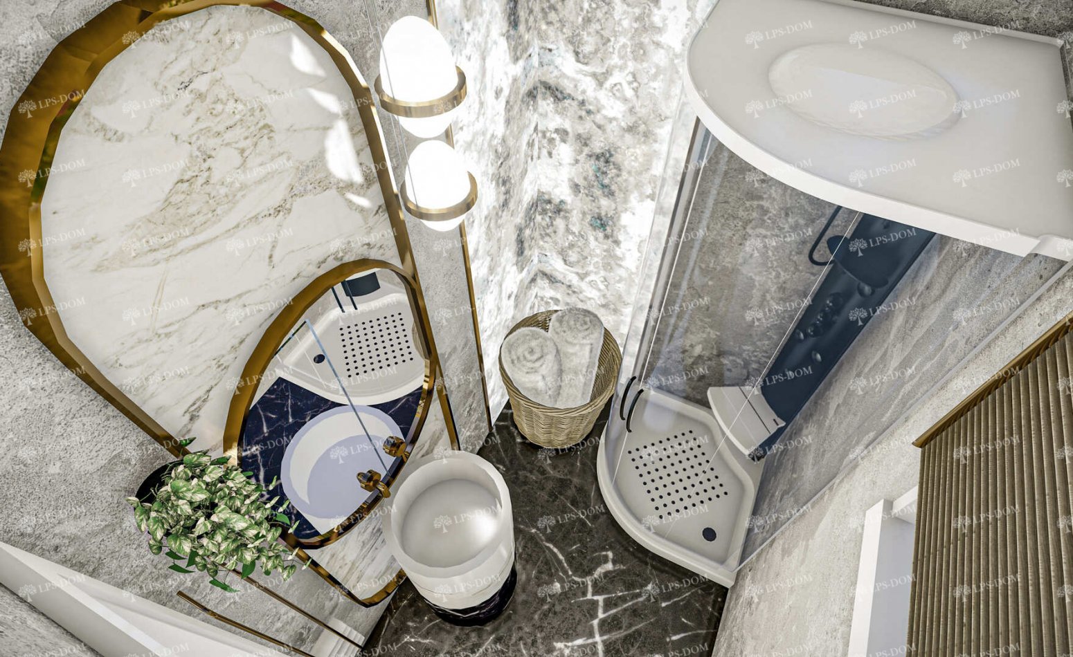 Баня Харстад фото интерьера 3