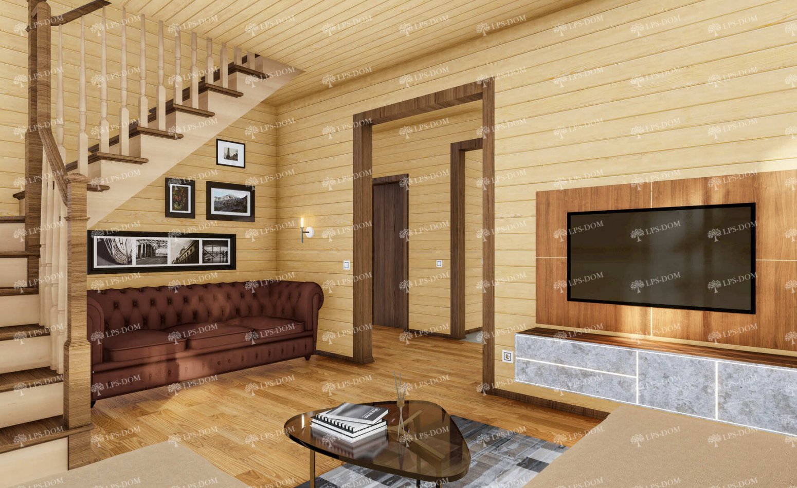 КАРКАСНЫЙ ДОМ ИТАЛЬЯНЕЦ фото интерьера 13