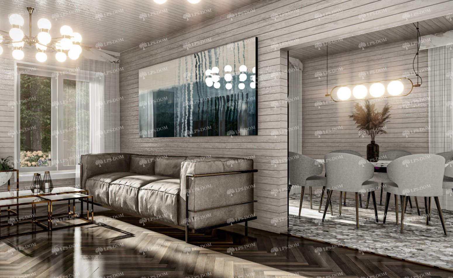 КАРКАСНЫЙ ДОМ ТРЕНТО фото интерьера 8