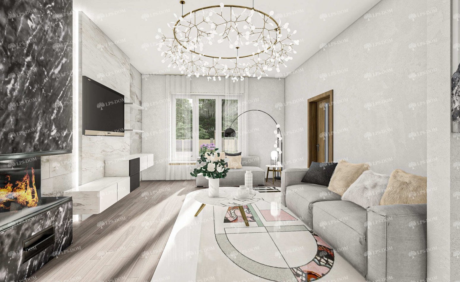 КАРКАСНЫЙ ДОМ ГАП фото интерьера 16