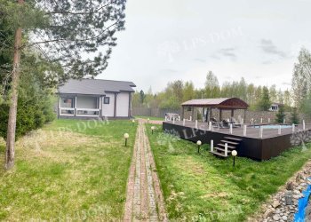 ДОМ ИЗ КЛЕЕНОГО БРУСА С УЧАСТКОМ У ЛЕСА С БАССЕЙНОМ фото 3