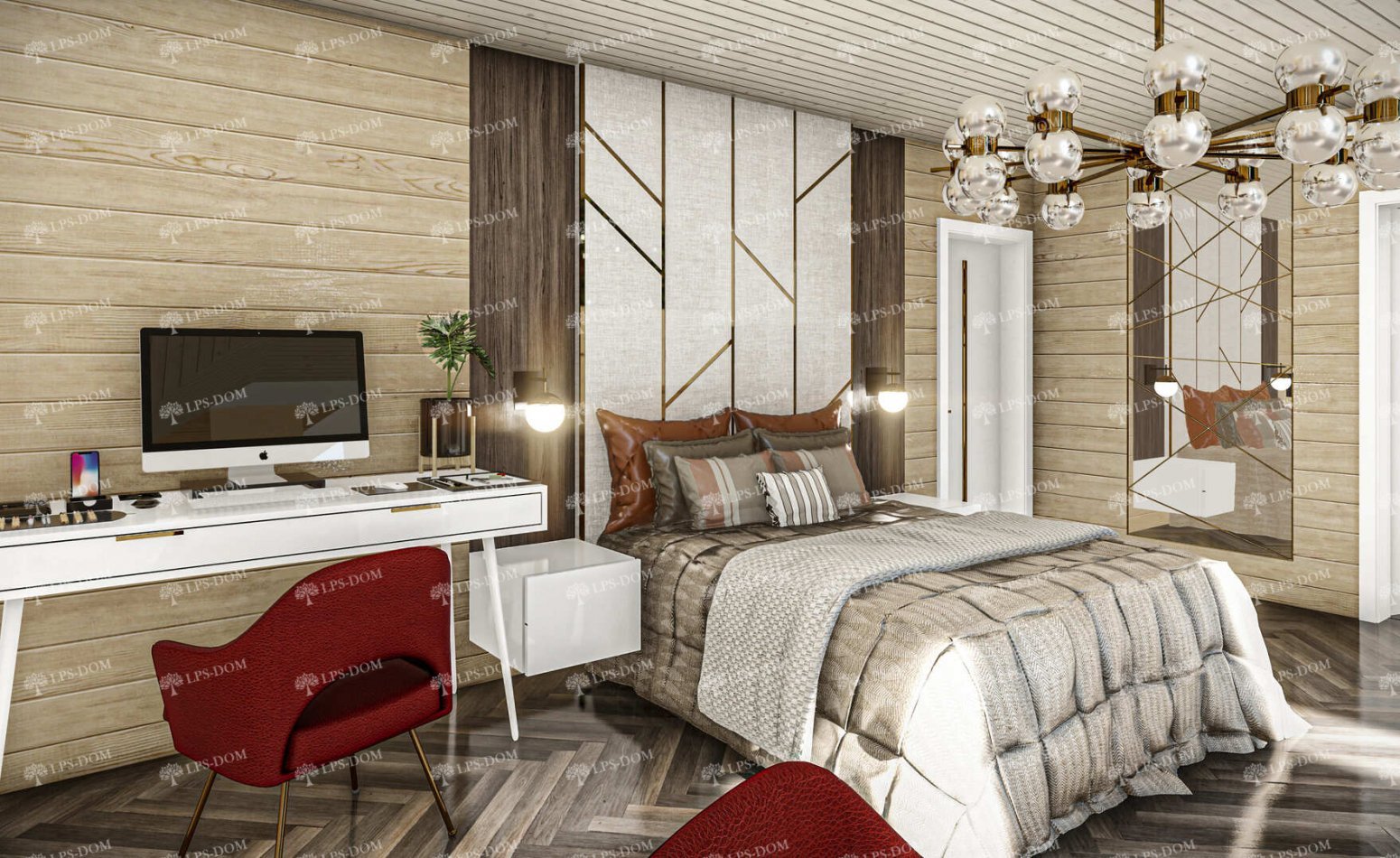 КАРКАСНЫЙ ДОМ АРЕЦЦО фото интерьера 10