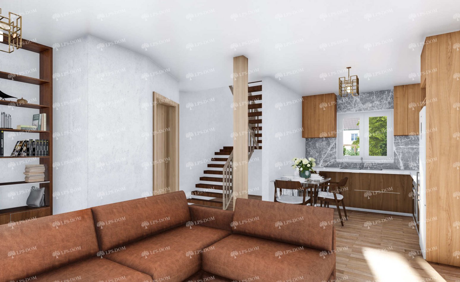 КАРКАСНЫЙ ДОМ АКАСИ фото интерьера 4