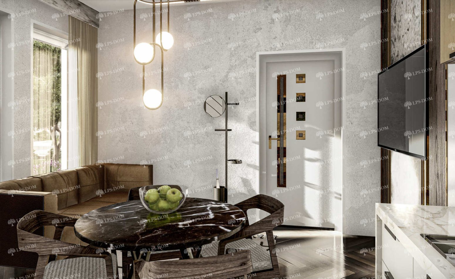 КАРКАСНЫЙ ДОМ АМАДОРА фото интерьера 7