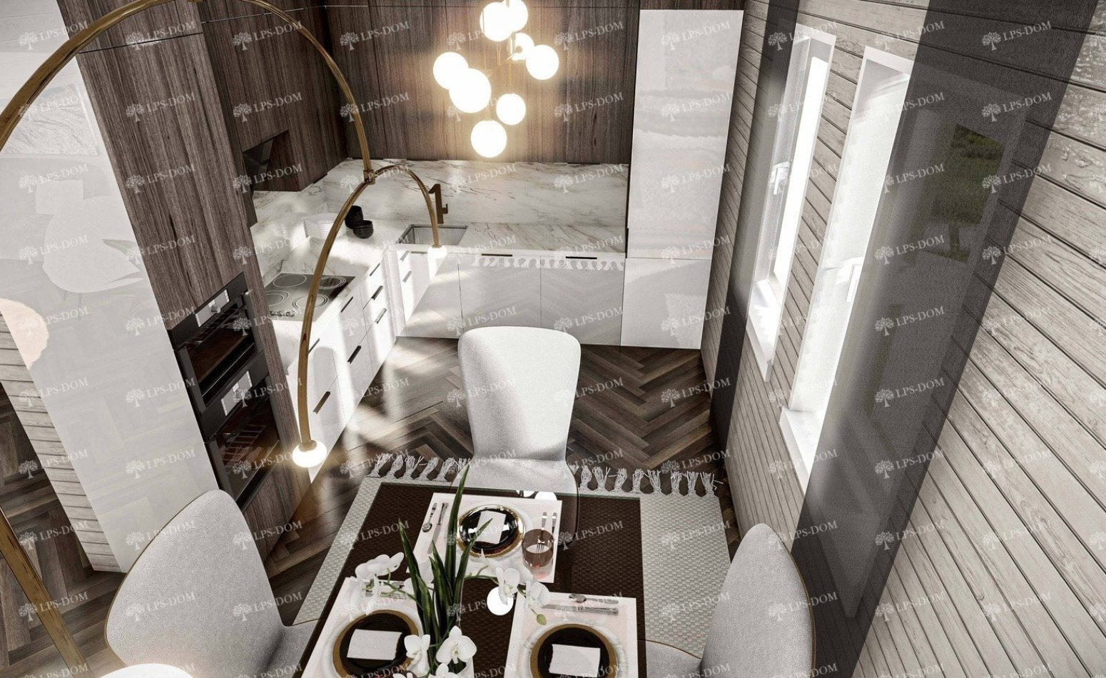 КАРКАСНЫЙ ДОМ НАНСИ фото интерьера 10