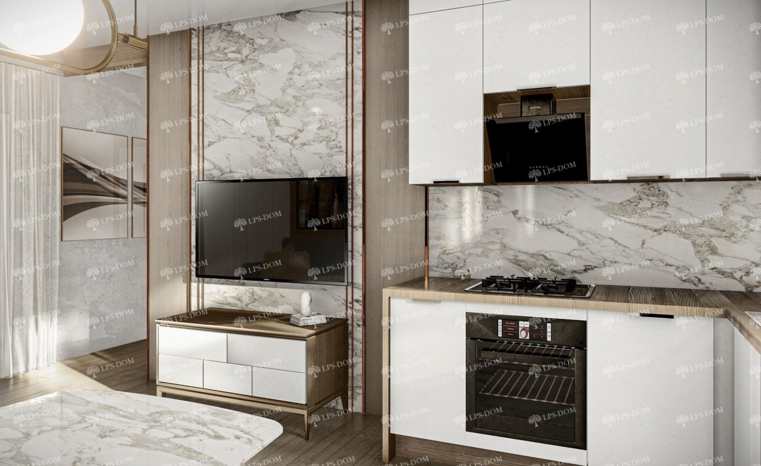 КАРКАСНЫЙ ДОМ ПУАТЬЕ фото интерьера 5