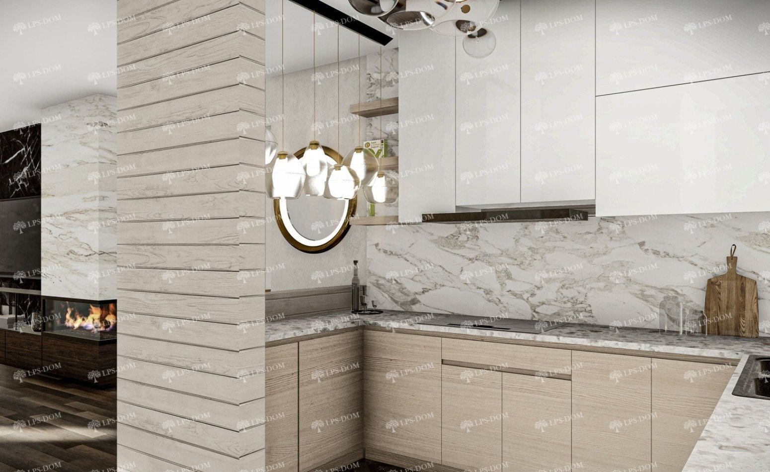 КАРКАСНЫЙ ДОМ НАМСУС фото интерьера 8