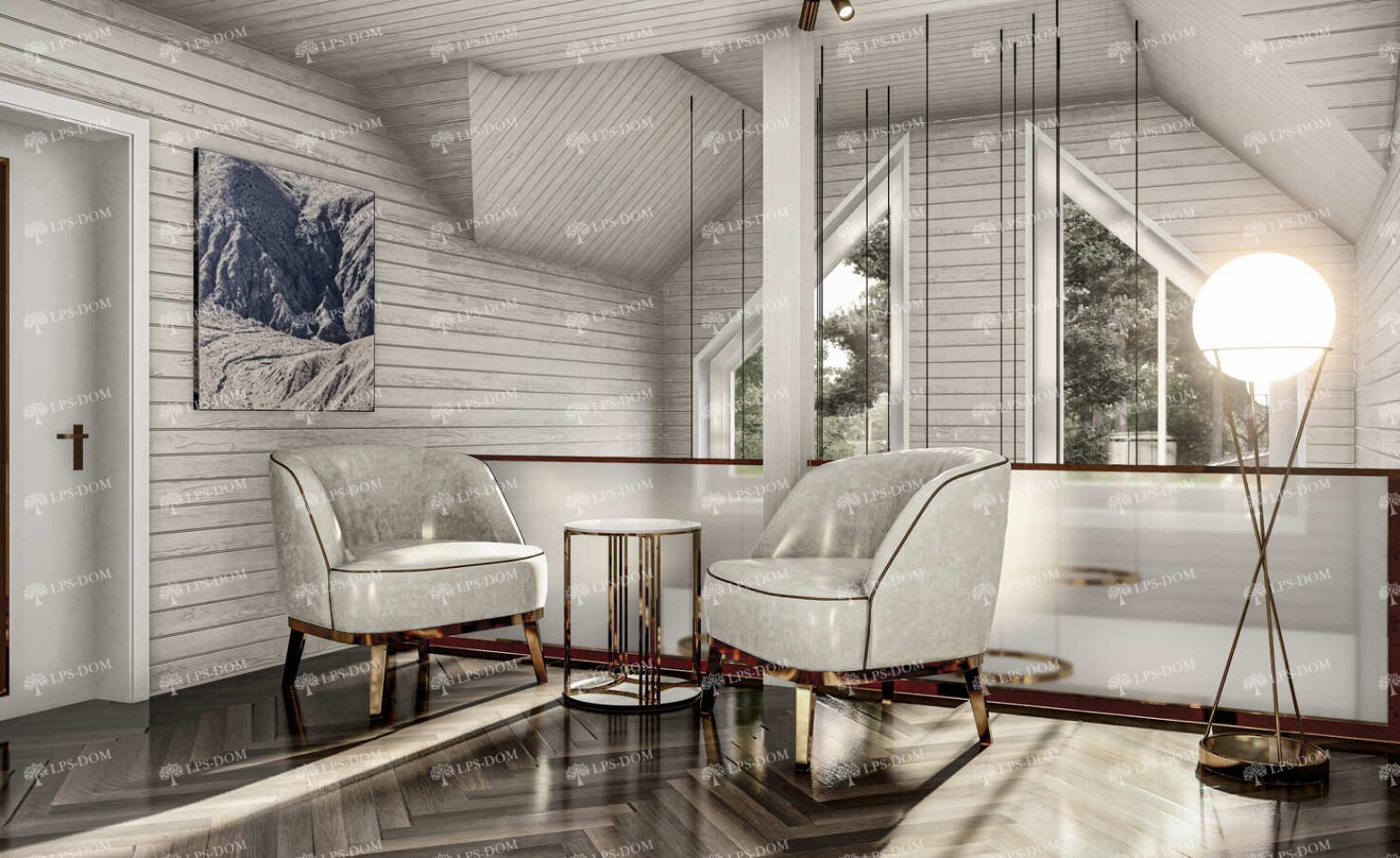 КАРКАСНЫЙ ДОМ ГРАЦ фото интерьера 7