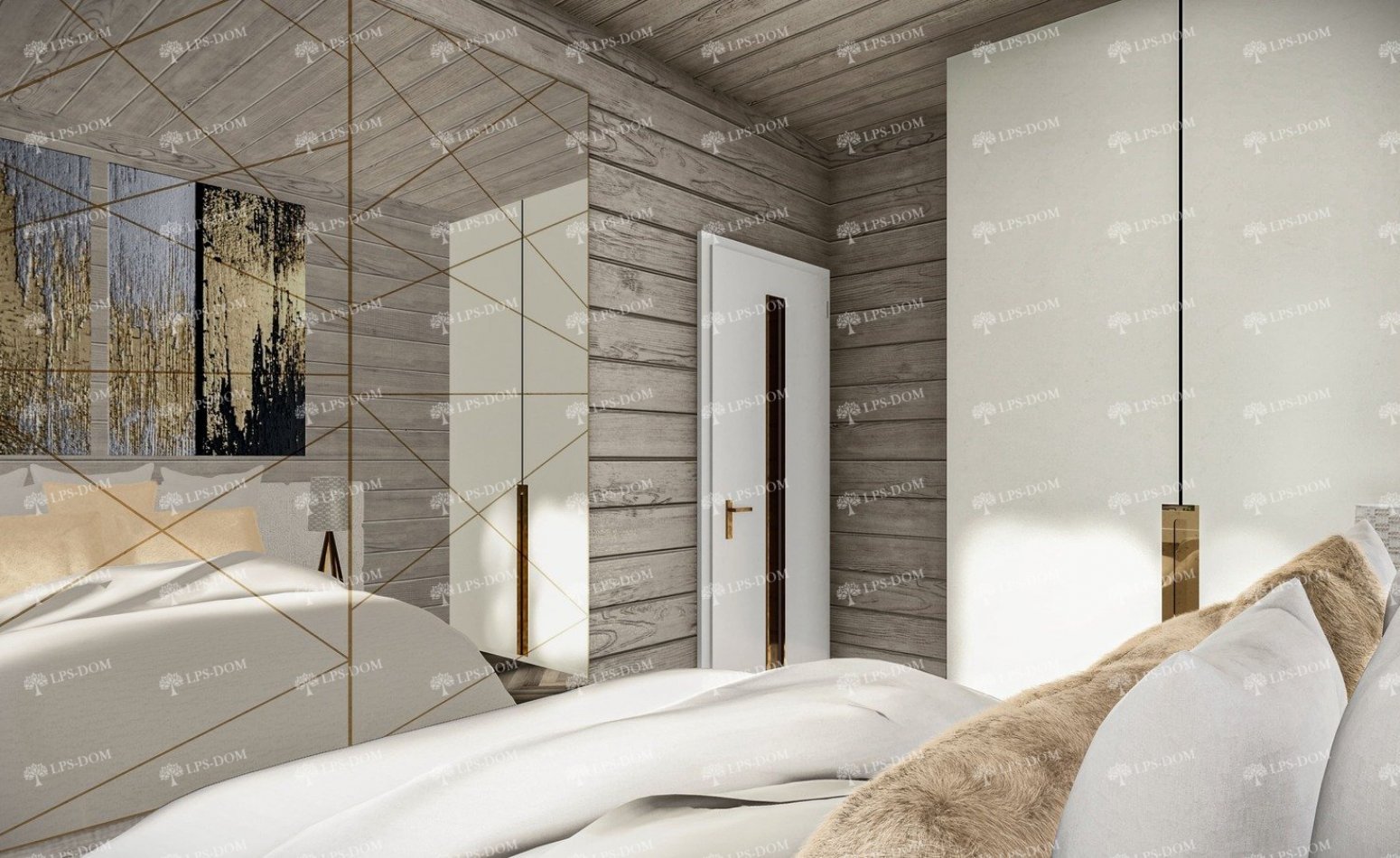 КАРКАСНЫЙ ДОМ ГРИМСТАД фото интерьера 6