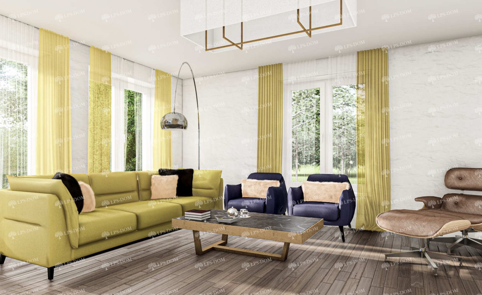 КАРКАСНЫЙ ДОМ ЛИМОЖ фото интерьера 3