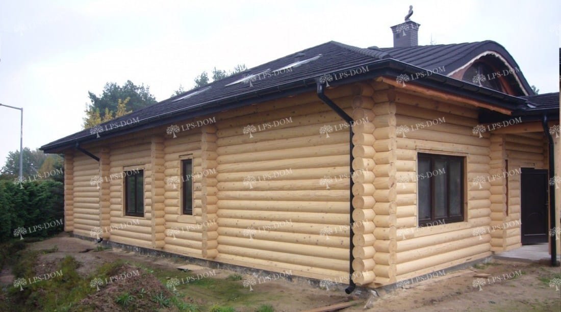 Этапы строительства домов из оцилиндрованного бревна