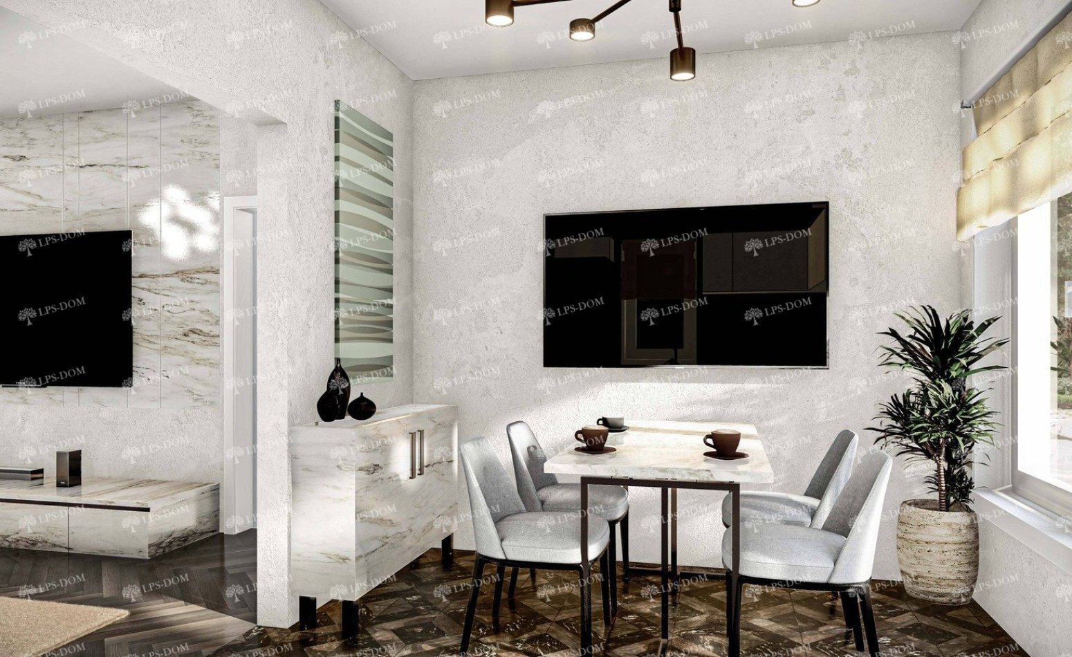 КАРКАСНЫЙ ДОМ ФИНЛЯНДИЯ фото интерьера 9