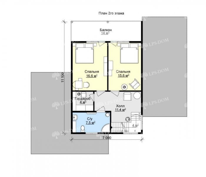 КАРКАСНЫЙ ДОМ НАТАЛЬЯ планировка 2