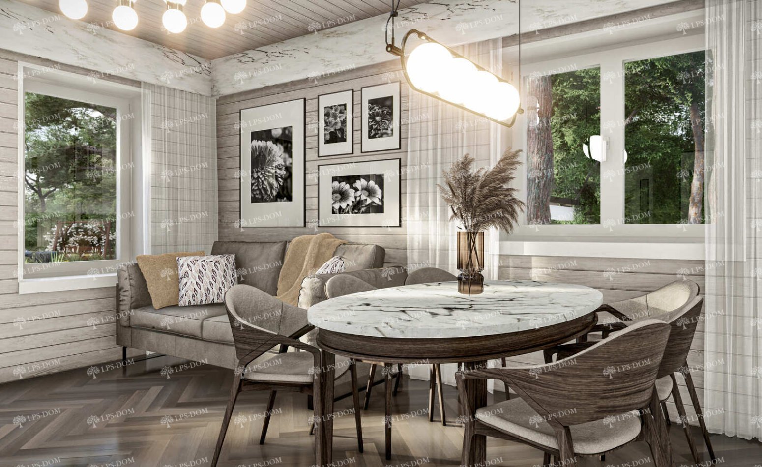 КАРКАСНЫЙ ДОМ КЁЛЬН фото интерьера 8