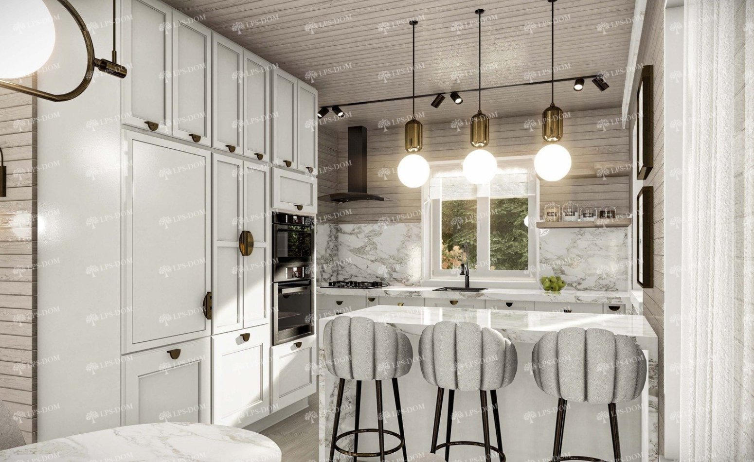 КАРКАСНЫЙ ДОМ САЛЬТА фото интерьера 3