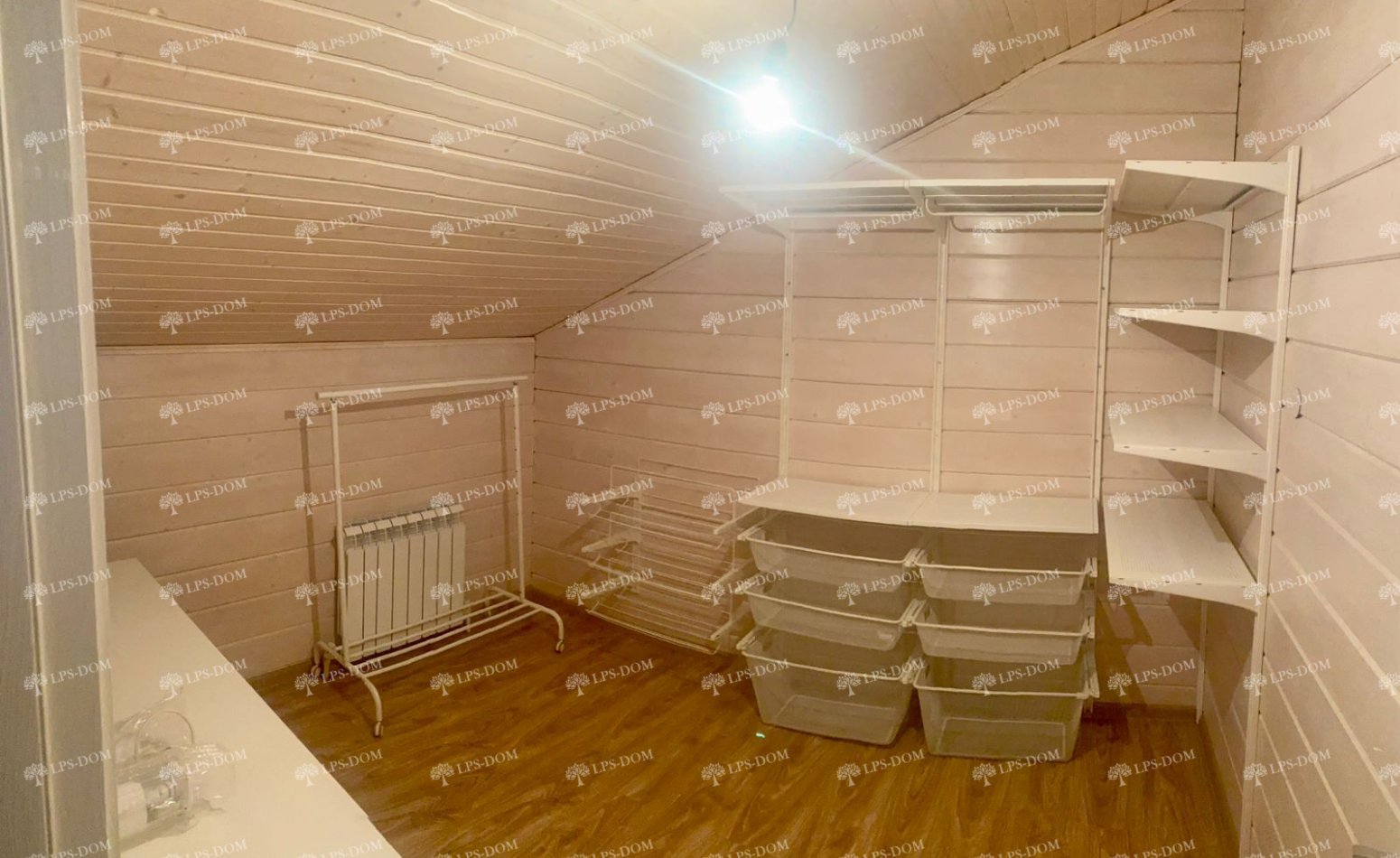 ДОМ ИЗ КЛЕЕНОГО БРУСА С УЧАСТКОМ У ЛЕСА С БАССЕЙНОМ фото интерьера 11