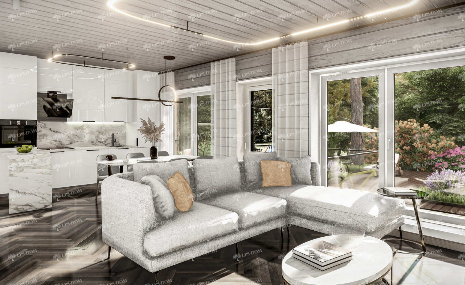 КАРКАСНЫЙ ДОМ РАГУЗА фото интерьера 11