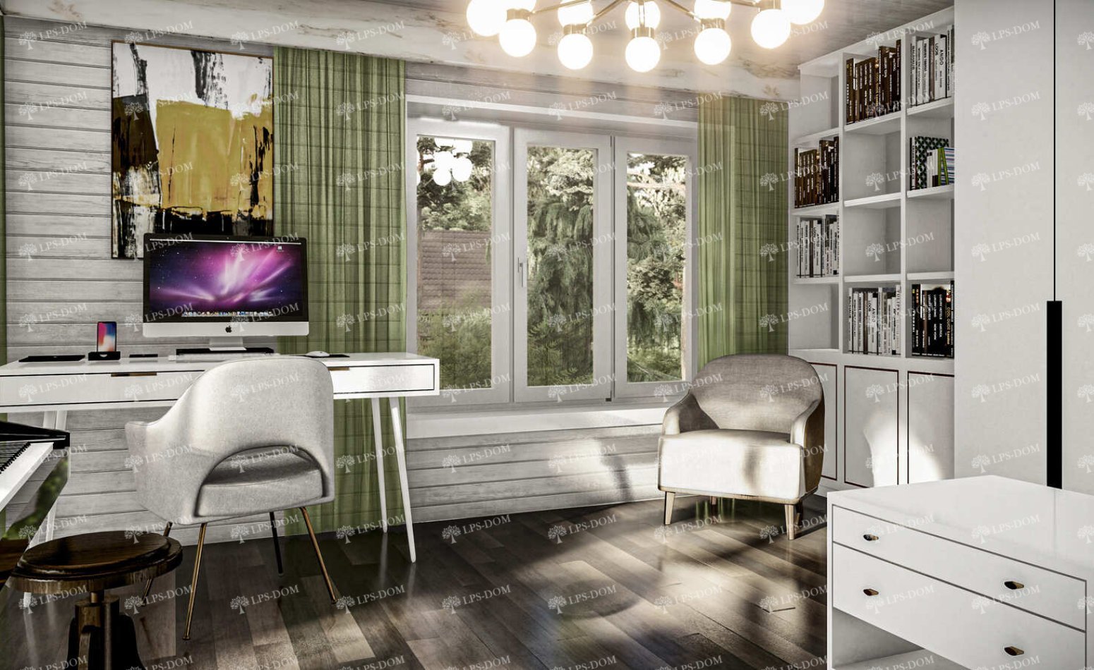 КАРКАСНЫЙ ДОМ ИМПЕРИЯ фото интерьера 9