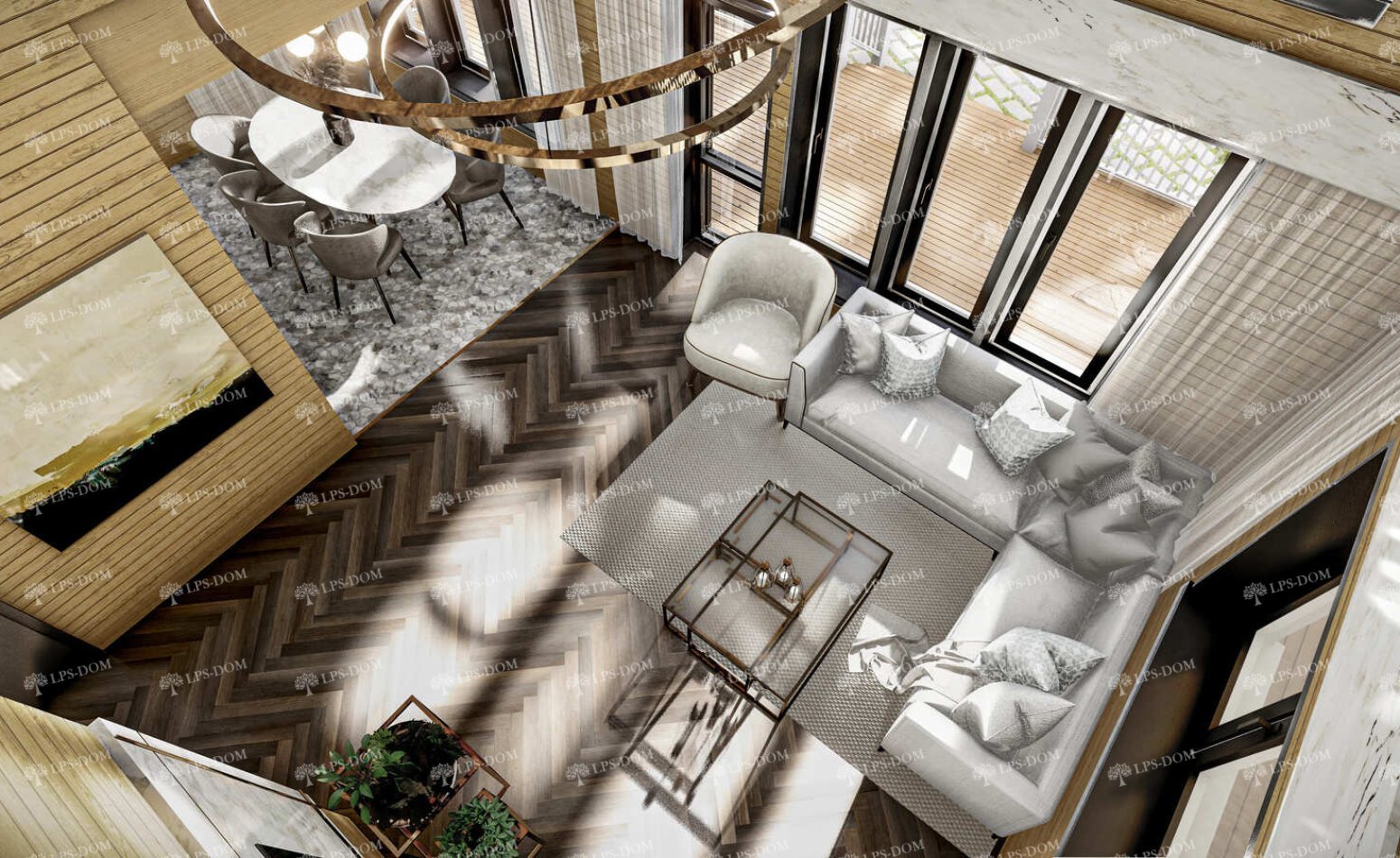 КАРКАСНЫЙ ДОМ МОНЦА фото интерьера 11