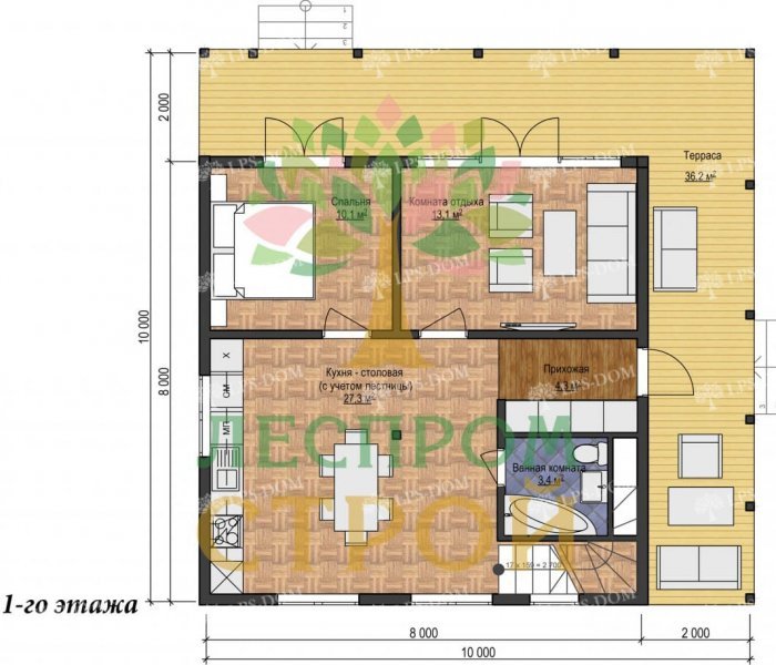 КАРКАСНЫЙ ДОМ ТОКИО планировка 2
