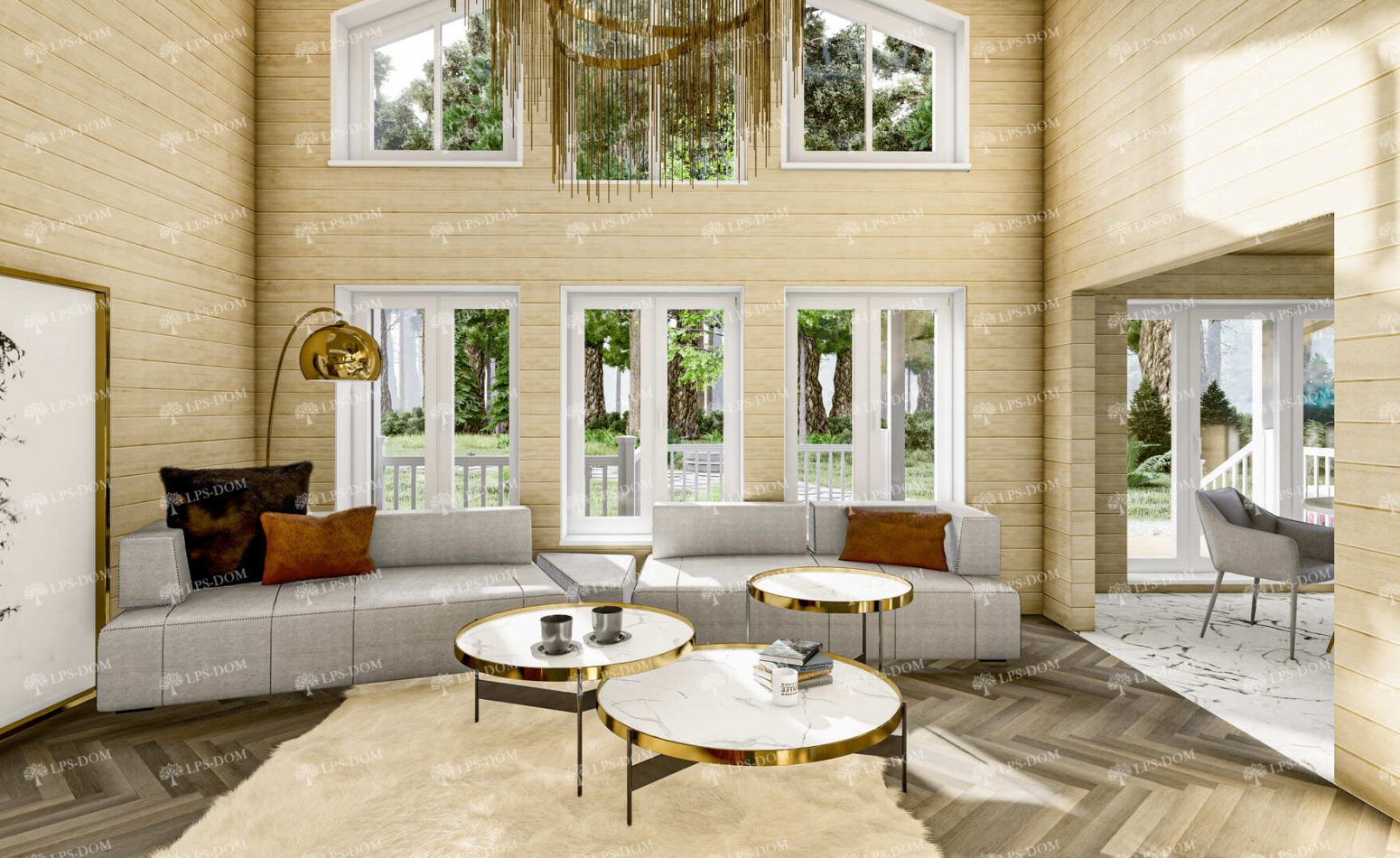 КАРКАСНЫЙ ДОМ НОРИДЖ фото интерьера 7