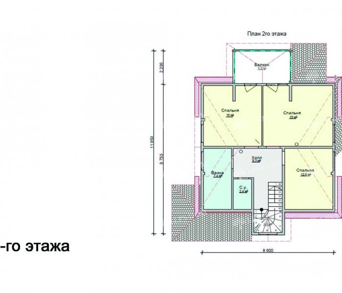 КАРКАСНЫЙ ДОМ АИСТ планировка 2