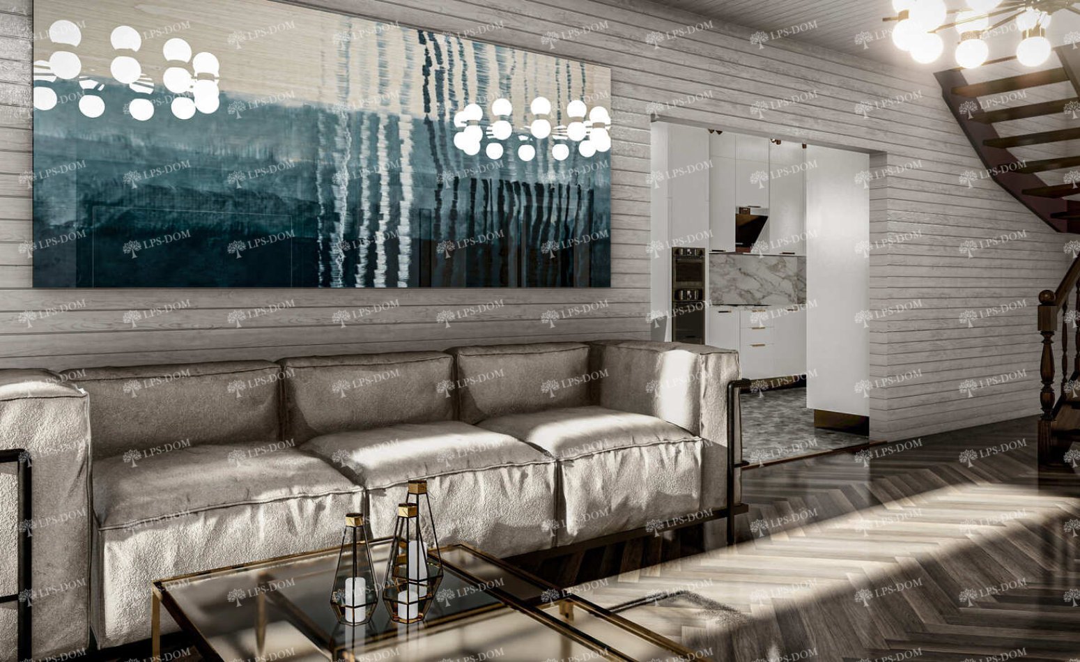 КАРКАСНЫЙ ДОМ ТРЕНТО фото интерьера 7