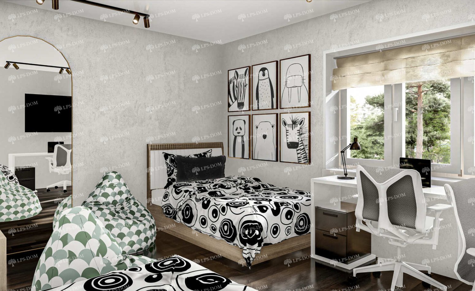 КАРКАСНЫЙ ДОМ ВИЧЕНЗА фото интерьера 7