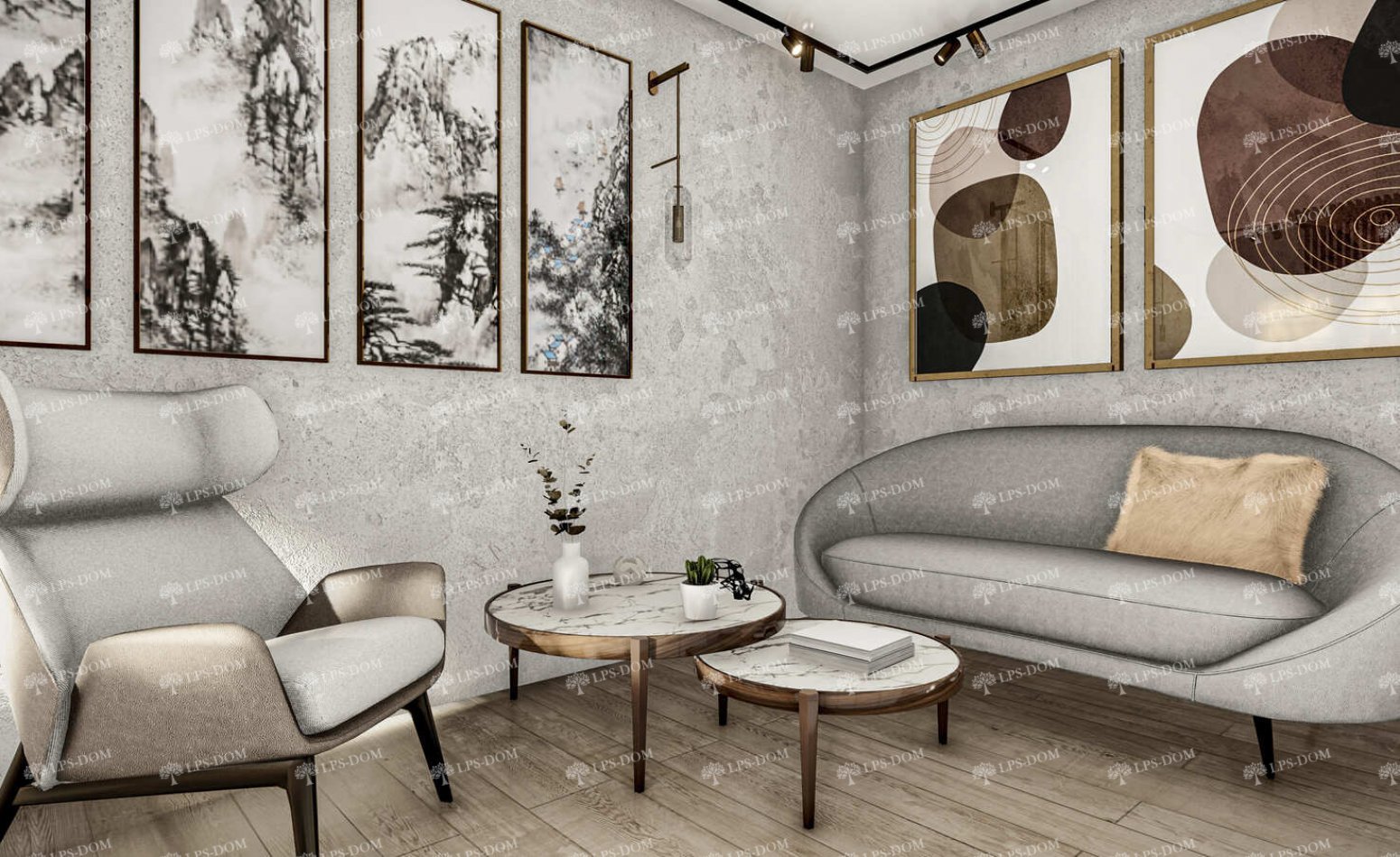 КАРКАСНЫЙ ДОМ КУБА фото интерьера 3