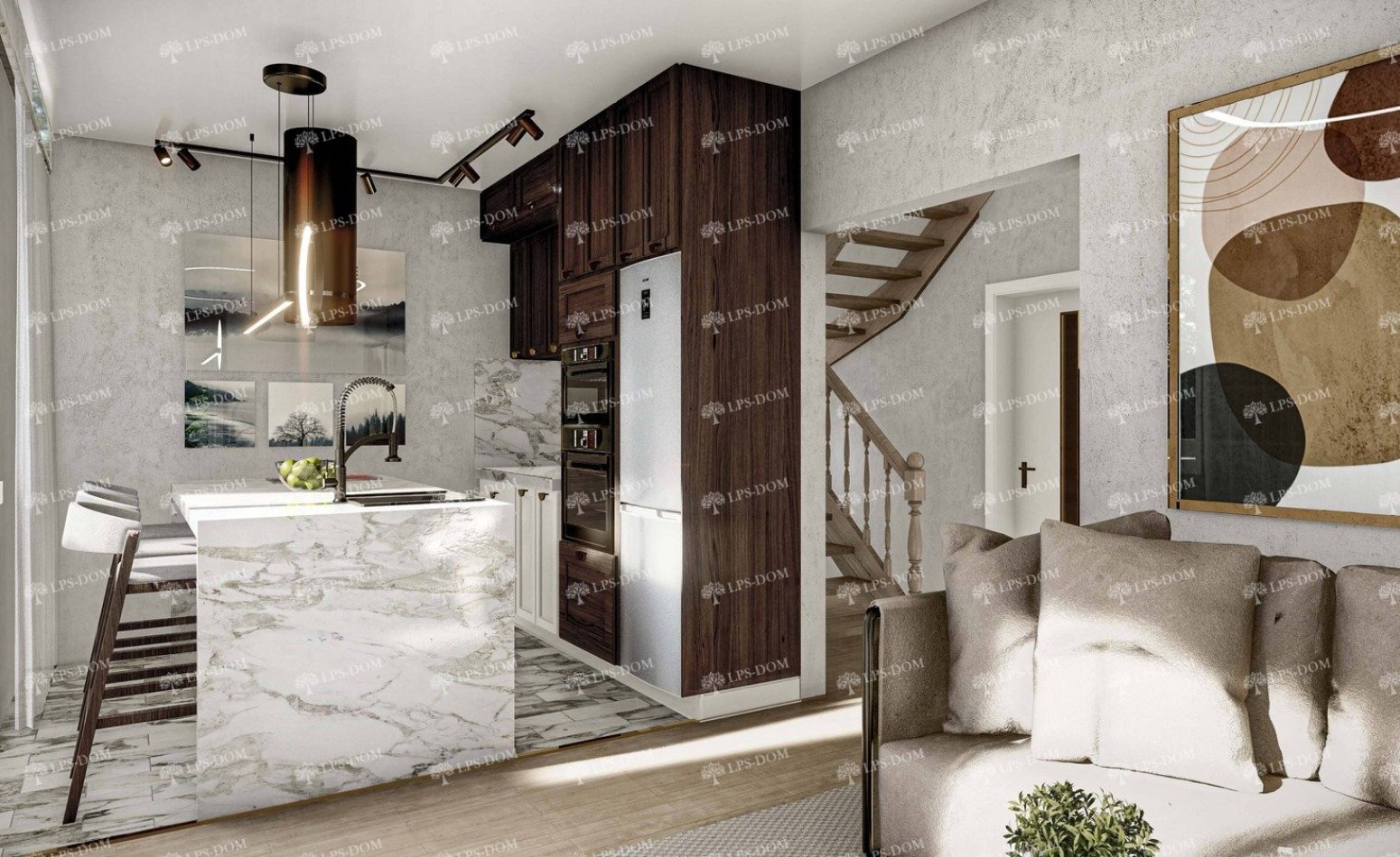 КАРКАСНЫЙ ДОМ ГААГА фото интерьера 12