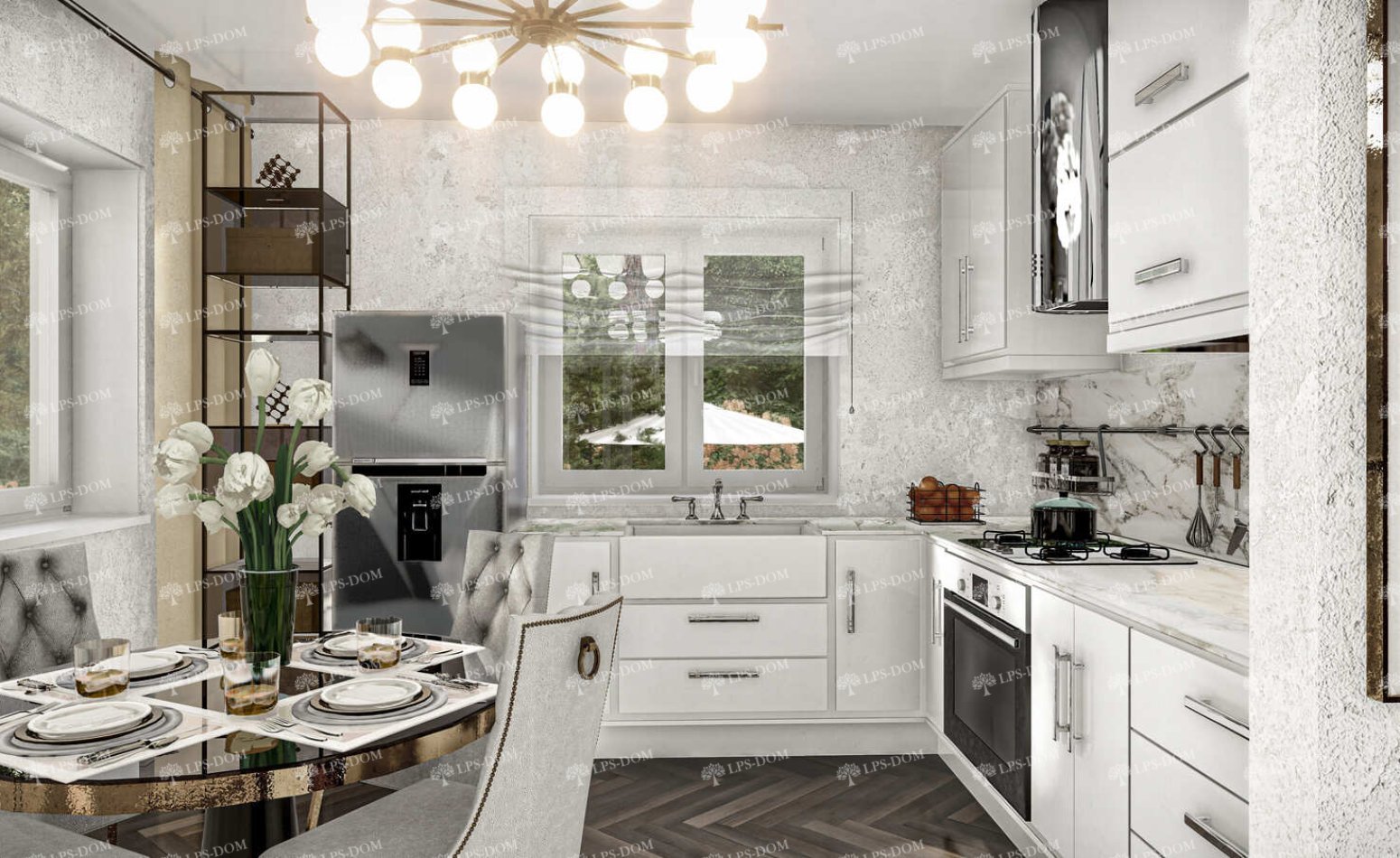 КАРКАСНЫЙ ДОМ БРЕВИК фото интерьера 4