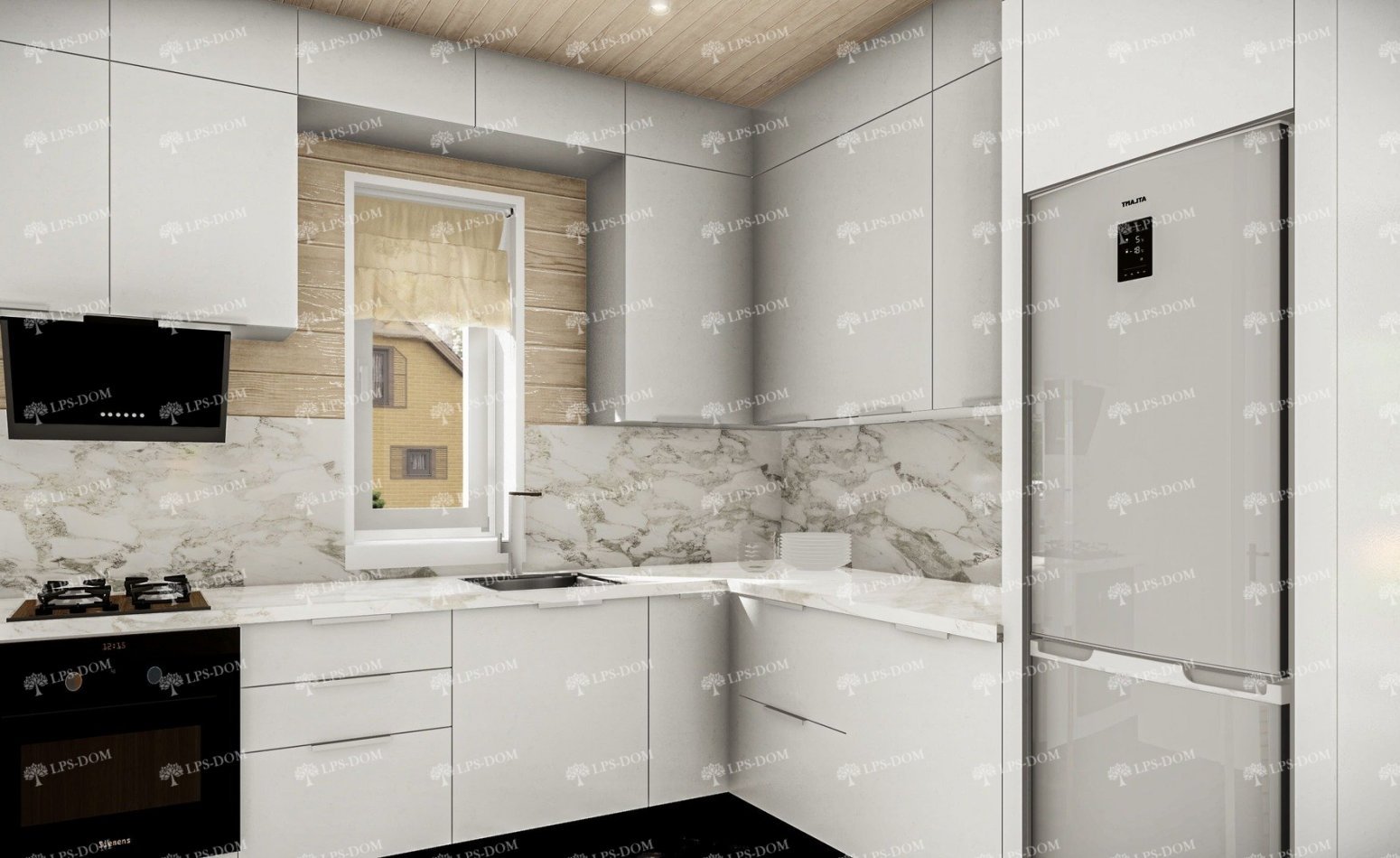 КАРКАСНЫЙ ДОМ БЕРЛИНГТОН фото интерьера 4