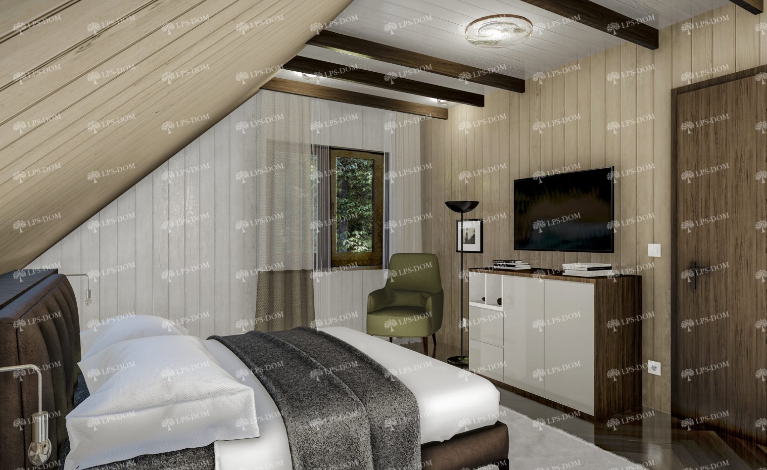 КАРКАСНЫЙ ДОМ БОНДИ фото интерьера 3