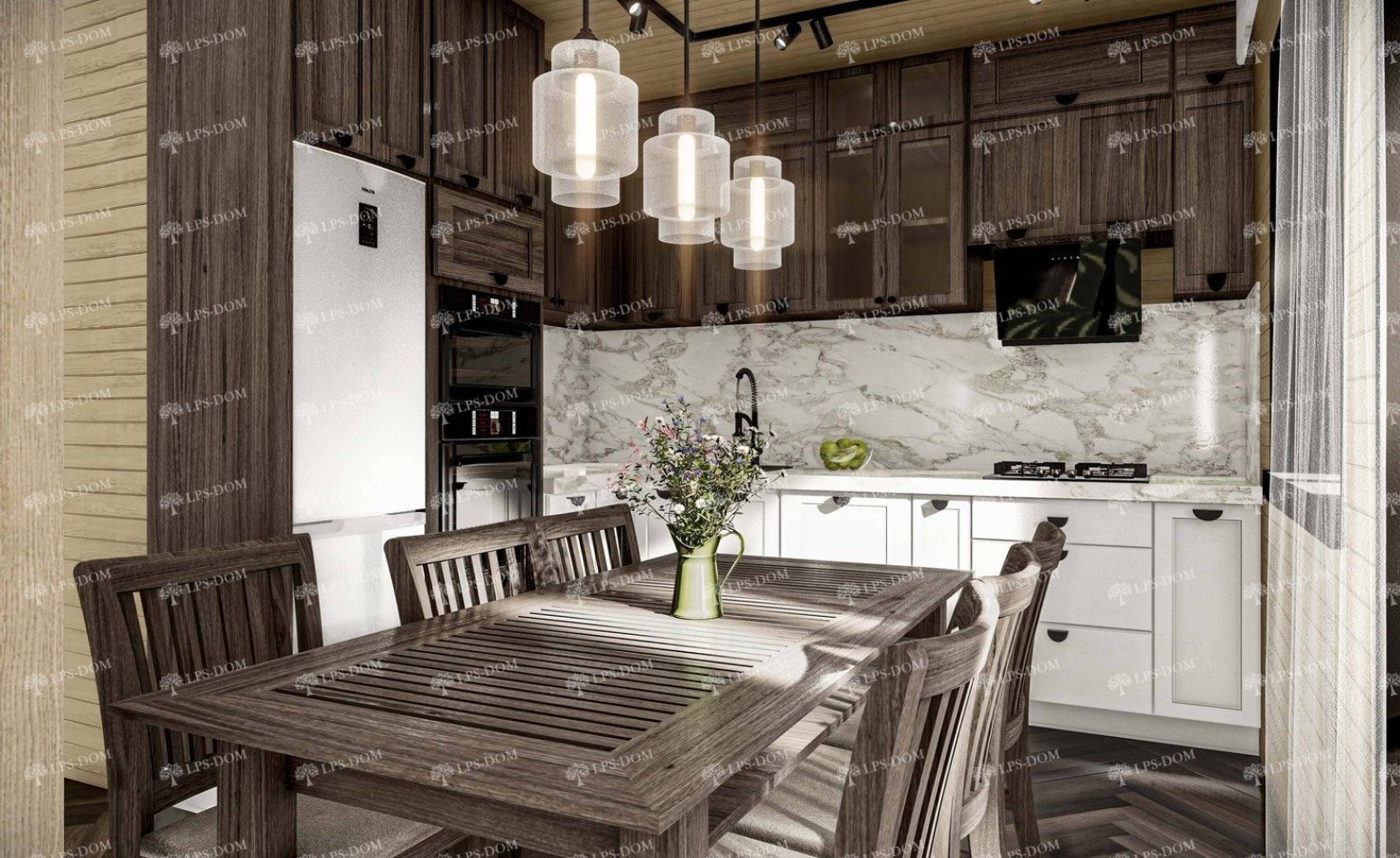 КАРКАСНЫЙ ДОМ ВЕРНИК фото интерьера 10