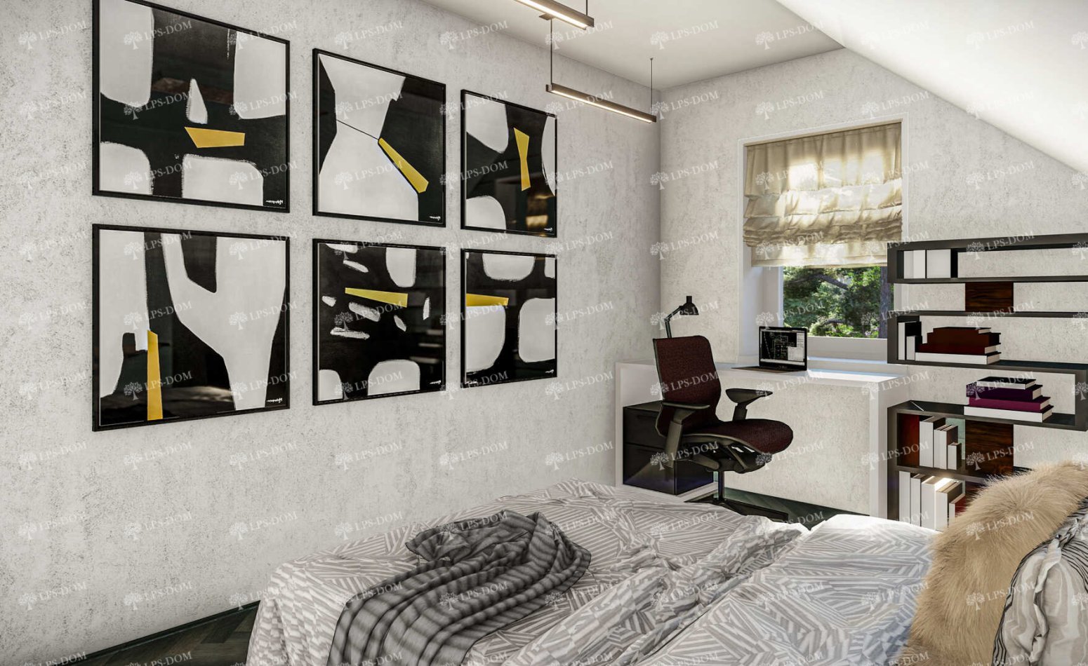 КАРКАСНЫЙ ДОМ ФОДЖА фото интерьера 17