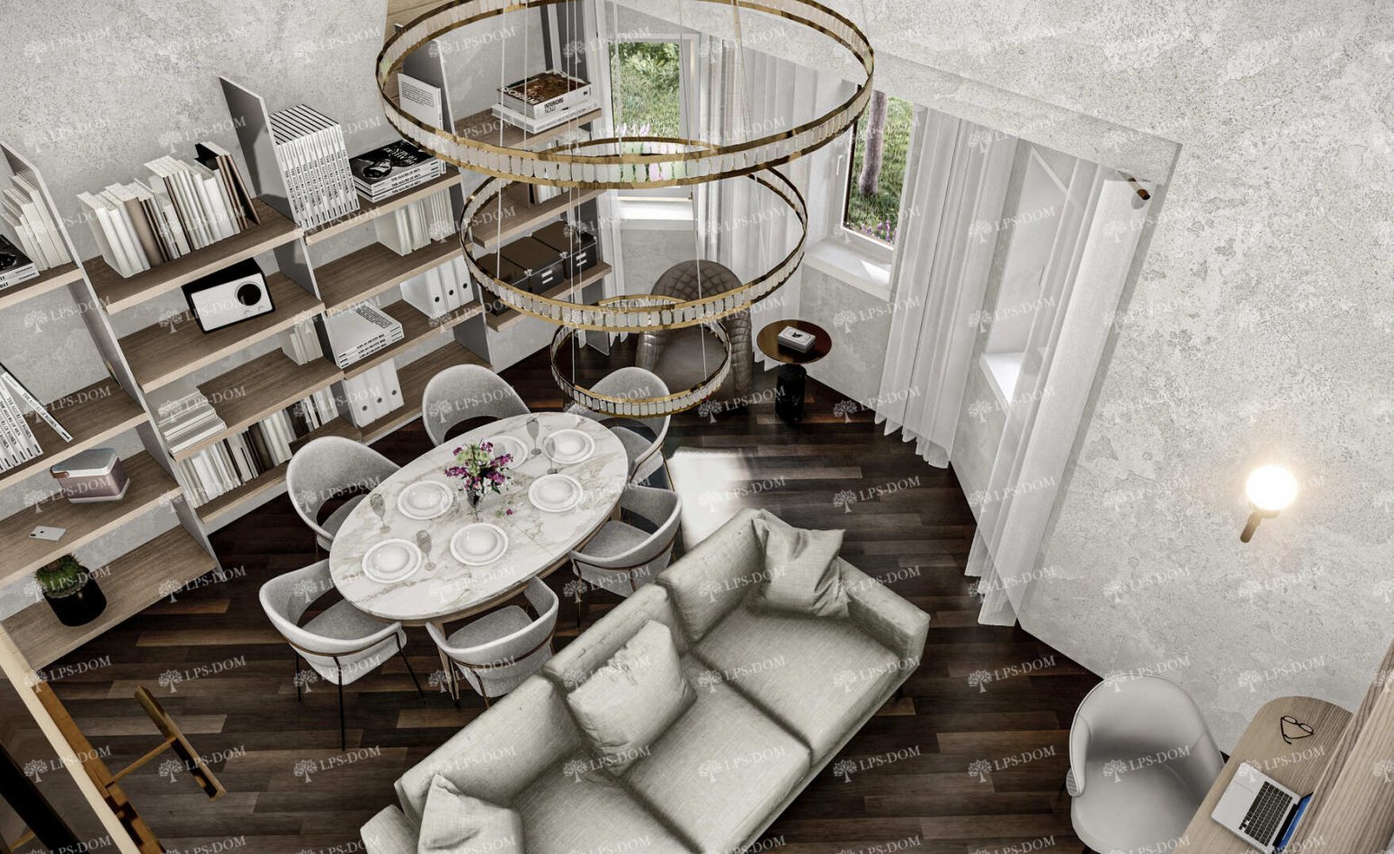 КАРКАСНЫЙ ДОМ ЗАЛЬЦБУРГ фото интерьера 3