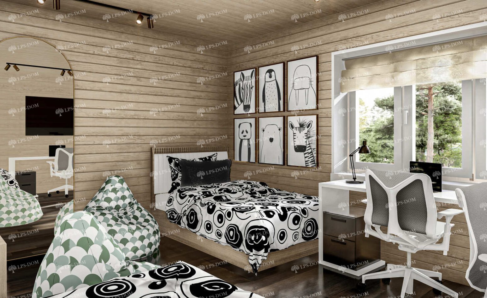 КАРКАСНЫЙ ДОМ ВИЧЕНЗА фото интерьера 11