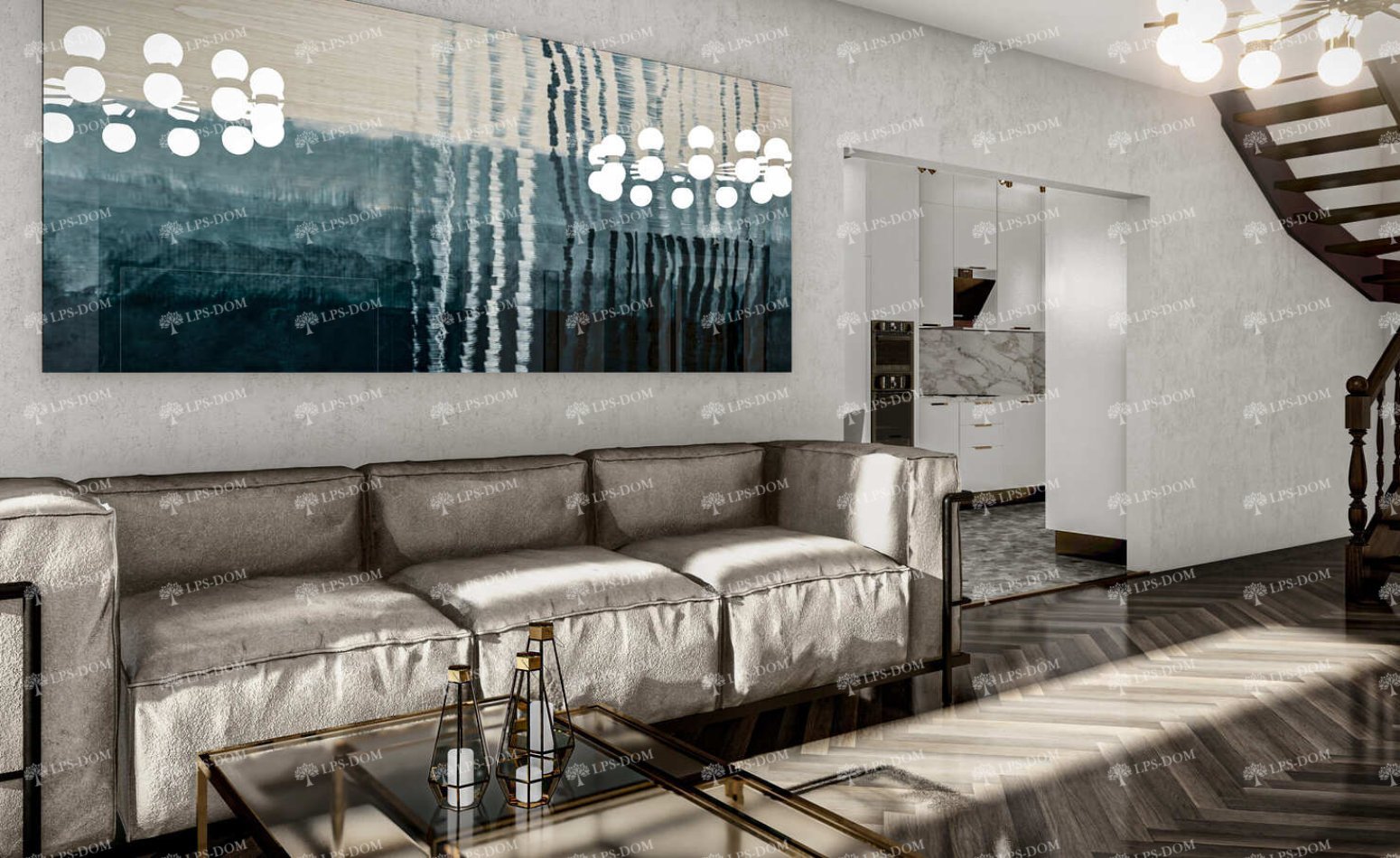 КАРКАСНЫЙ ДОМ ТРЕНТО фото интерьера 3