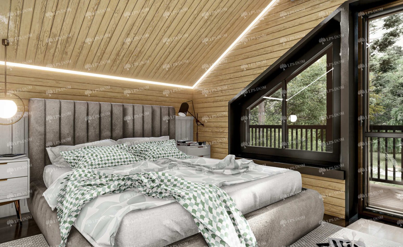 КАРКАСНЫЙ ДОМ МОНЦА фото интерьера 7