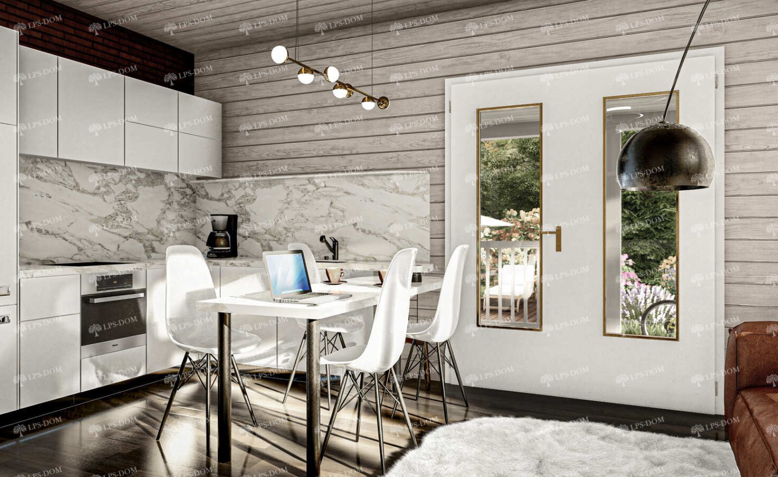 КАРКАСНЫЙ ДОМ ВАЛАНС фото интерьера 5