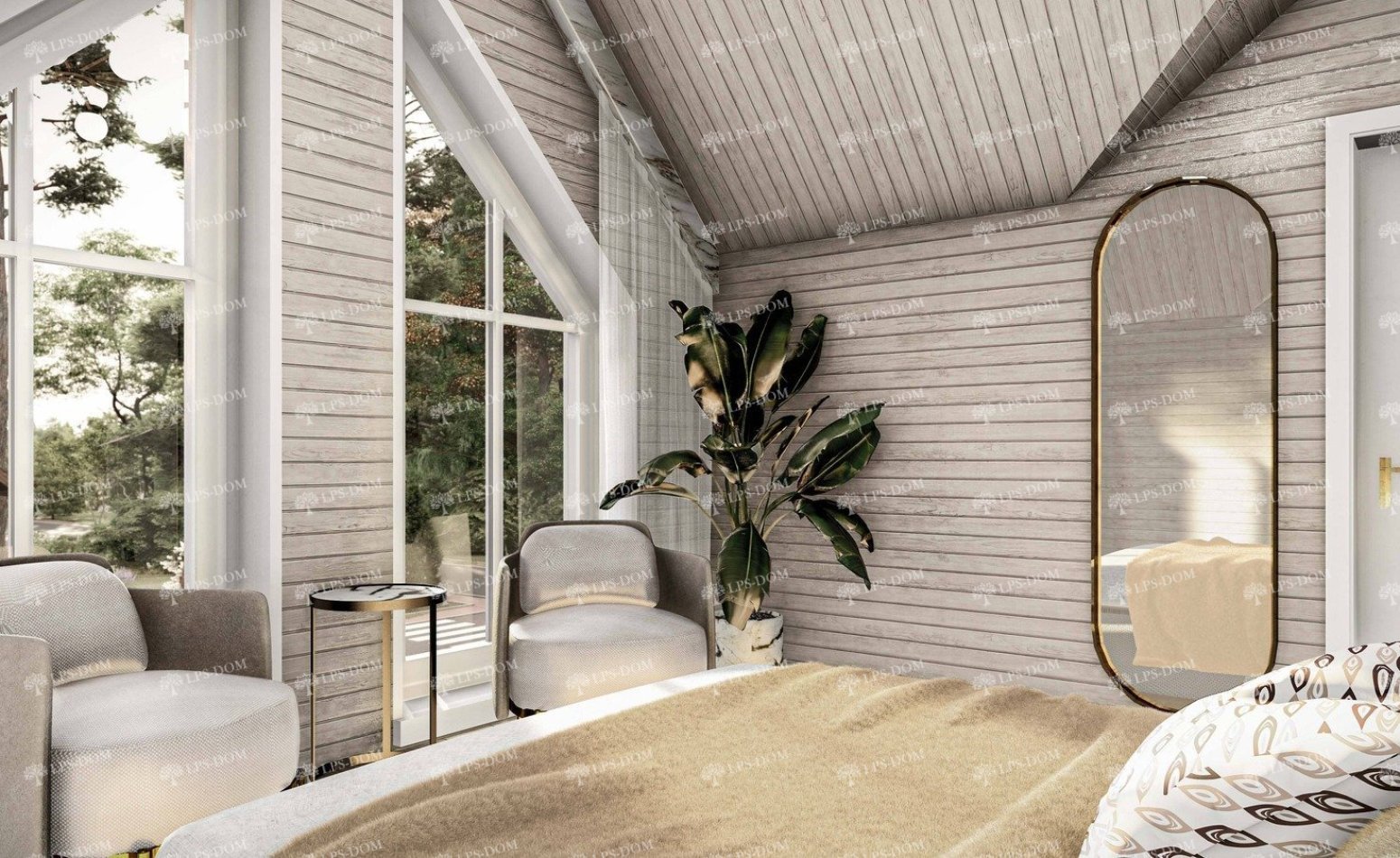 КАРКАСНЫЙ ДОМ САЛЬТА фото интерьера 5