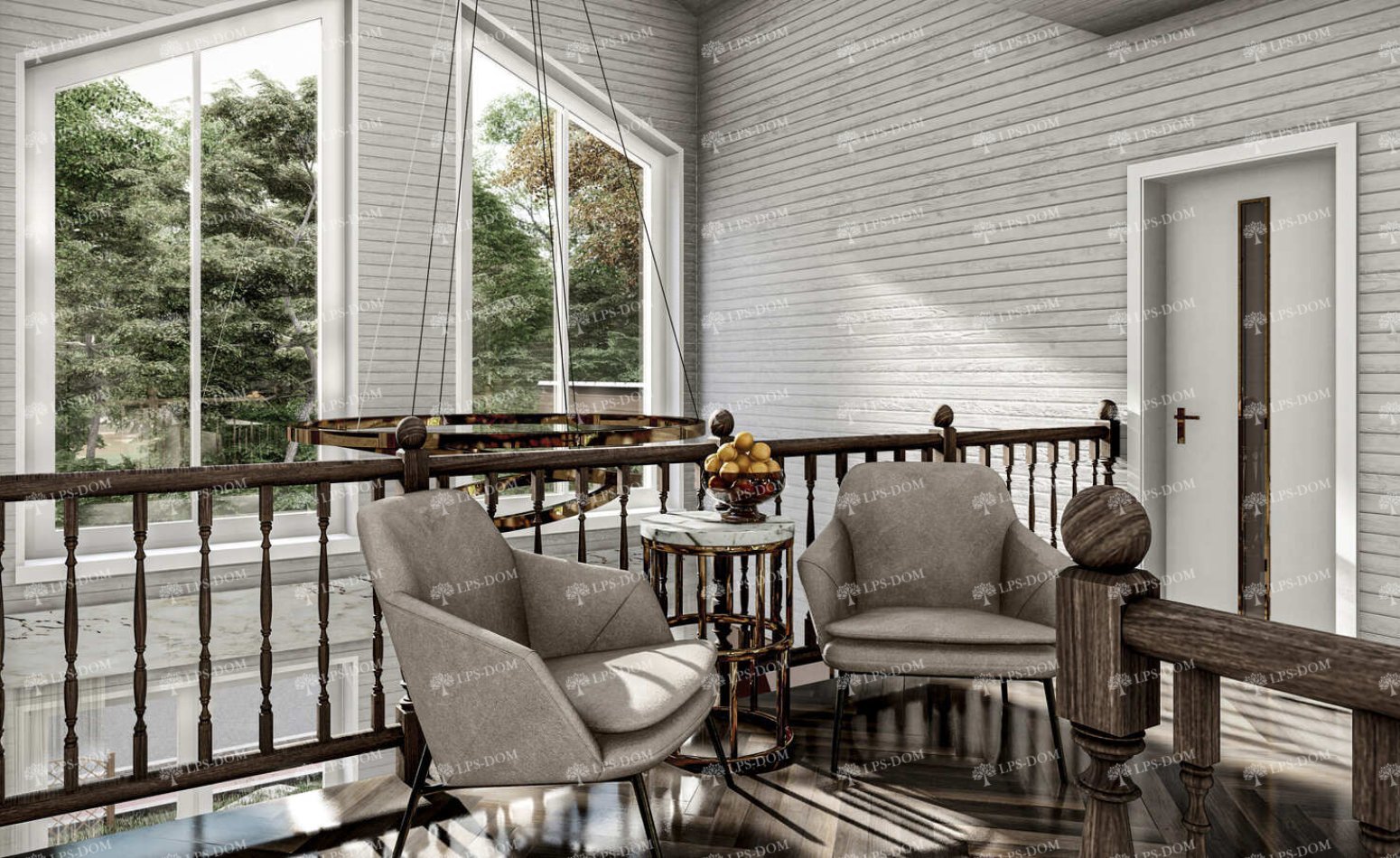 КАРКАСНЫЙ ДОМ КЕМПАР фото интерьера 9