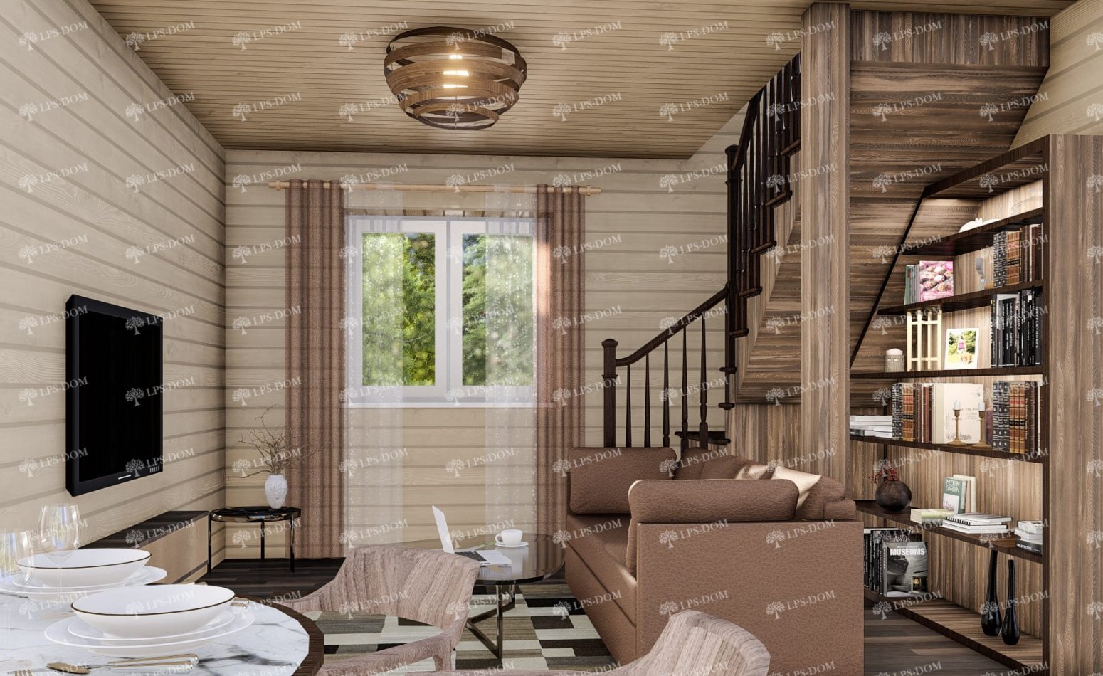 КАРКАСНЫЙ ДОМ ИНКО фото интерьера 4