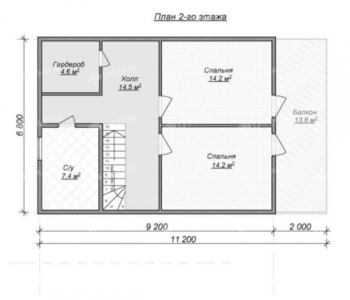 КАРКАСНЫЙ ДОМ СКАЗОЧНЫЙ ДОМИК планировка 2