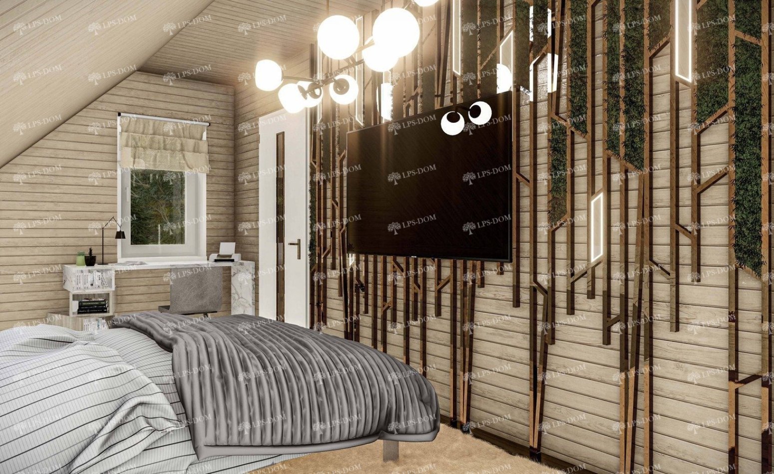 КАРКАСНЫЙ ДОМ ФИНЛЯНДИЯ фото интерьера 5