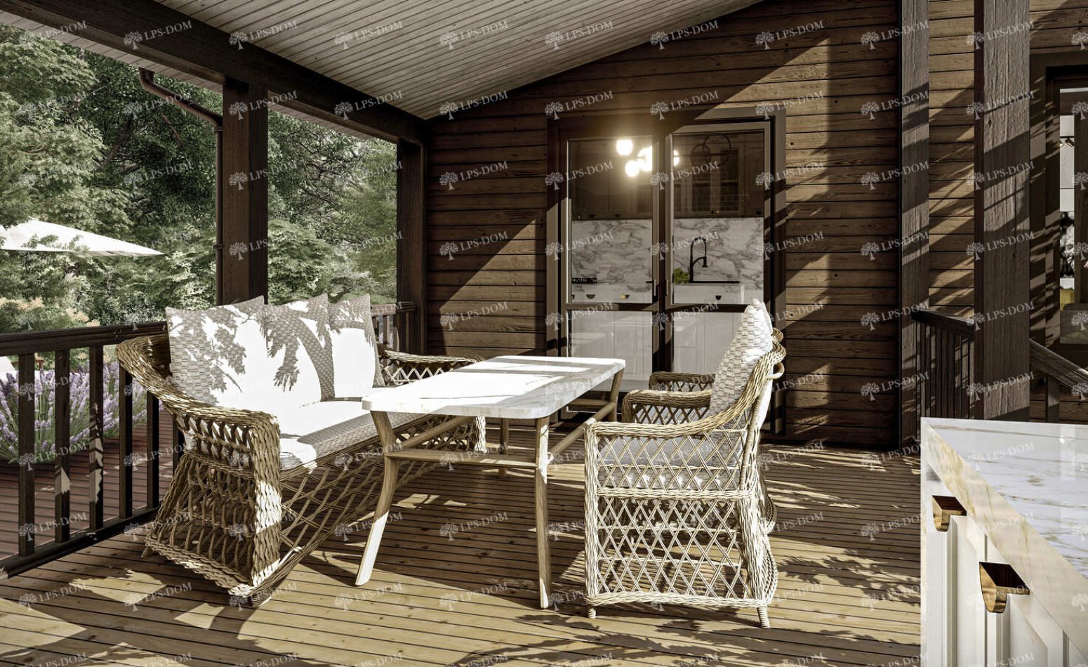 КАРКАСНЫЙ ДОМ СЕТ фото интерьера 6