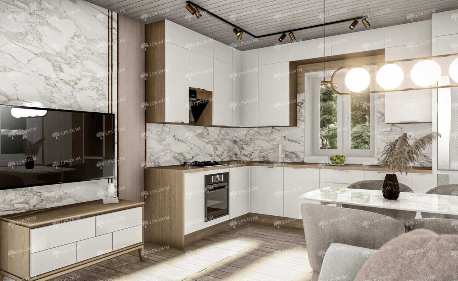 КАРКАСНЫЙ ДОМ ПУАТЬЕ фото интерьера 14