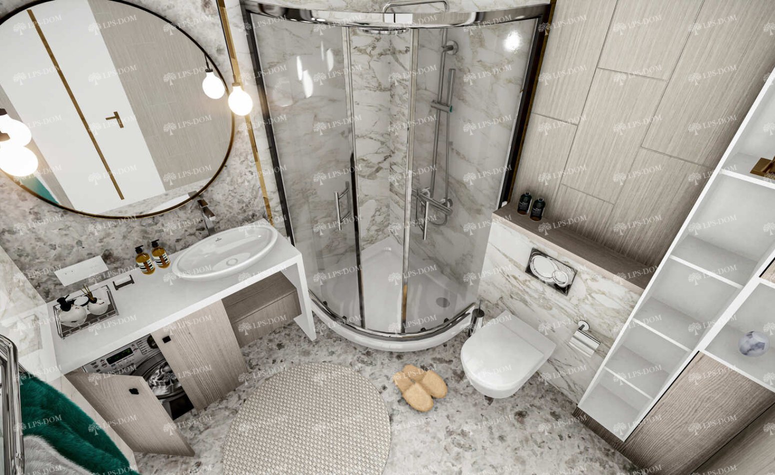 КАРКАСНЫЙ ДОМ ОРЛЕАН фото интерьера 16